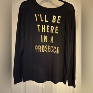 Fifth Sun “I’ll Be There in a Prosecco” Graphic Sweater